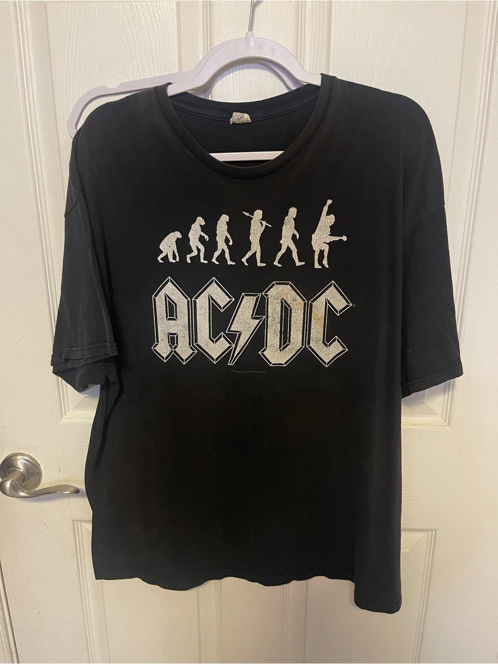 AC/DC Black Graphic Band Tee